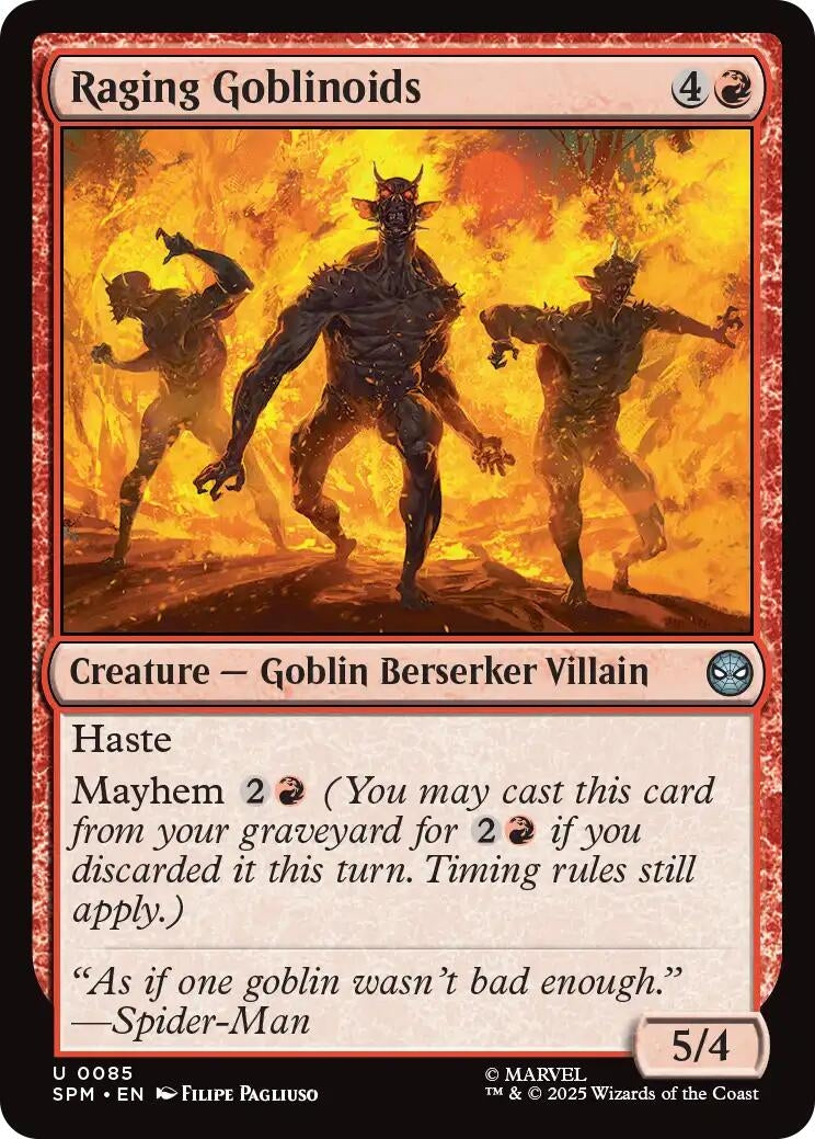 Image for Raging Goblinoids (85) (SPM) - Magic: The Gathering
