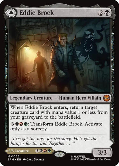 Image for Eddie Brock (55) (SPM) - Magic: The Gathering