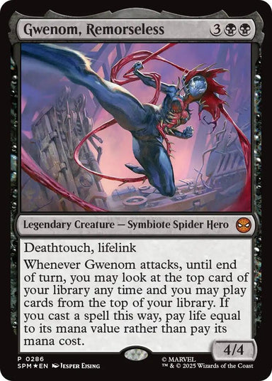 Image for Gwenom, Remorseless (286) (UMP) - Magic: The Gathering