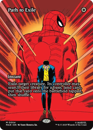 Image for Path to Exile (Borderless) (4) (MAR) - Magic: The Gathering