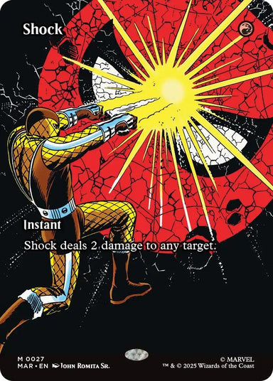 Image for Shock (Borderless) (27) (MAR) - Magic: The Gathering