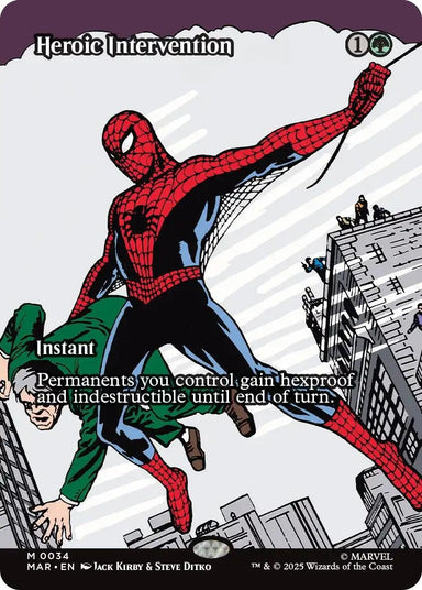 Image for Heroic Intervention (Borderless) (34) (MAR) - Magic: The Gathering