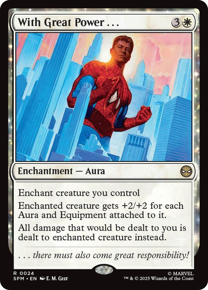 Image for With Great Power . . . (24) (SPM) - Magic: The Gathering