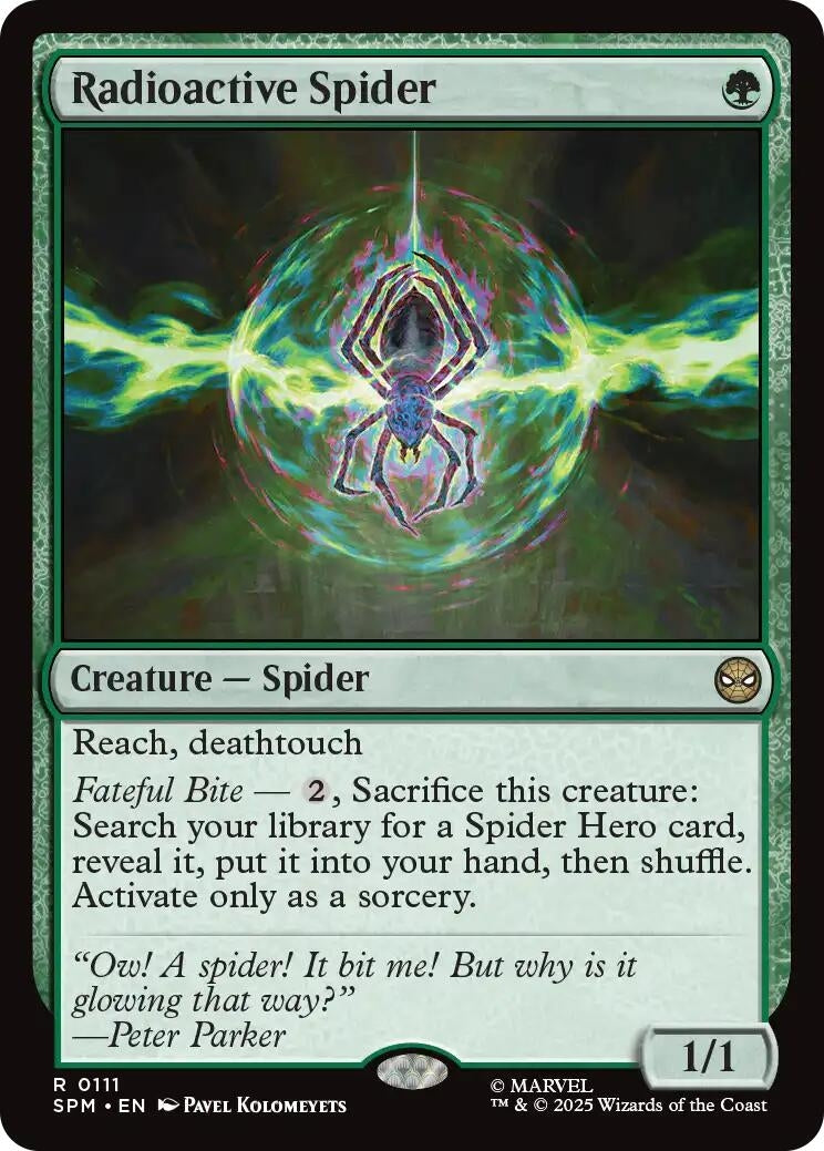 Image for Radioactive Spider (111) (SPM) - Magic: The Gathering