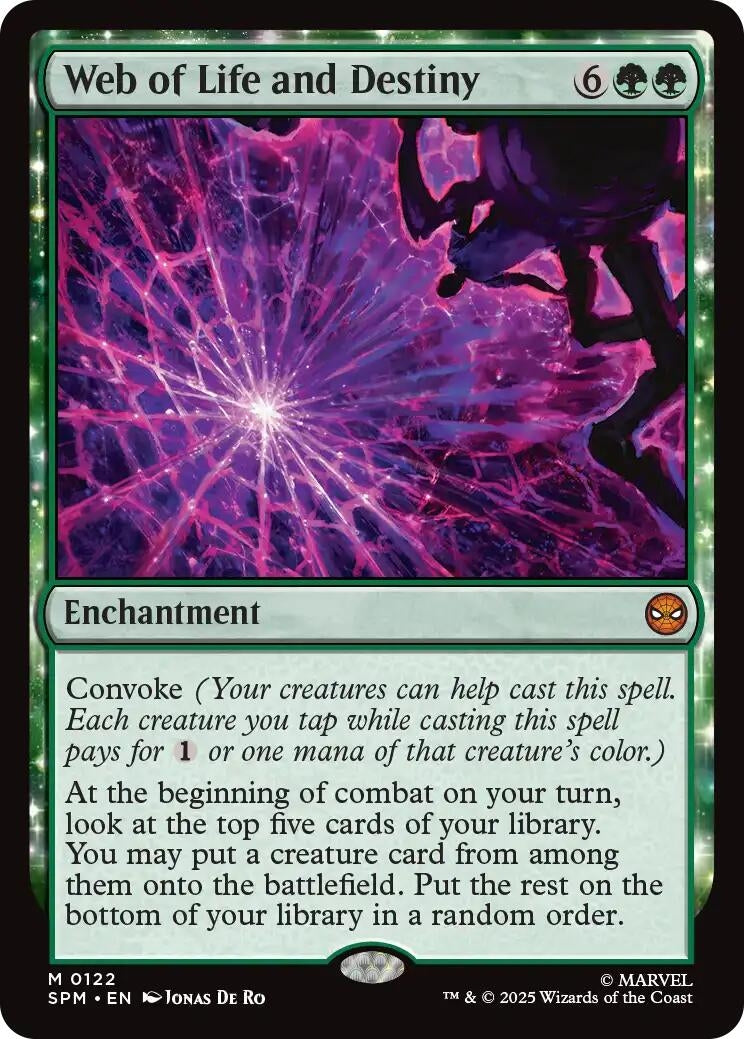 Image for Web of Life and Destiny (122) (SPM) - Magic: The Gathering
