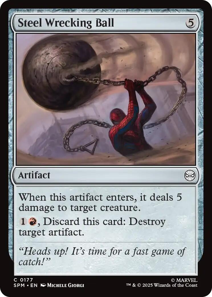 Image for Steel Wrecking Ball (177) (SPM) - Magic: The Gathering