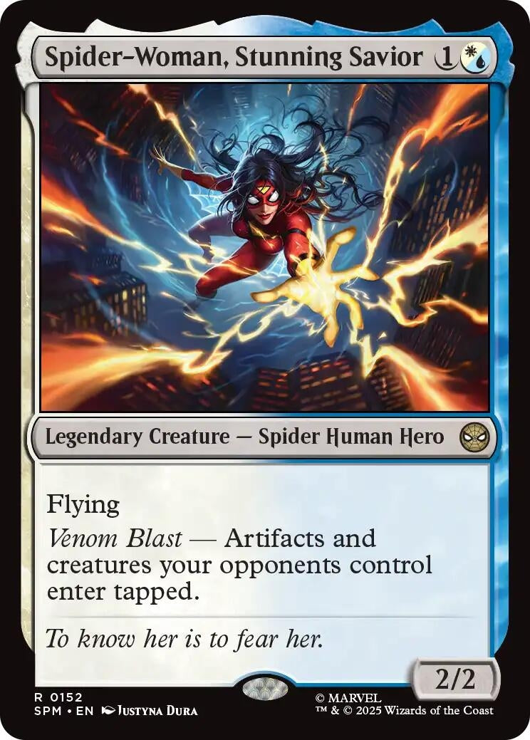 Image for Spider-Woman, Stunning Savior (152) (SPM) - Magic: The Gathering
