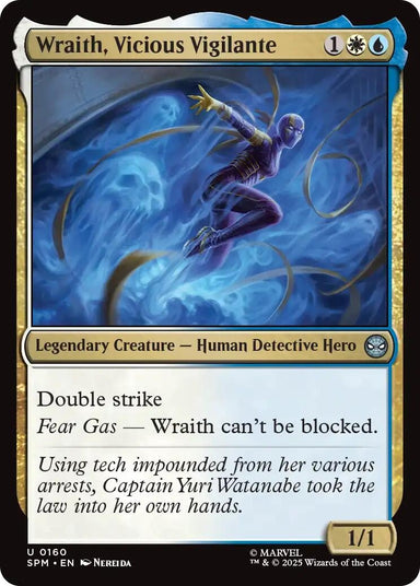 Image for Wraith, Vicious Vigilante (160) (SPM) - Magic: The Gathering