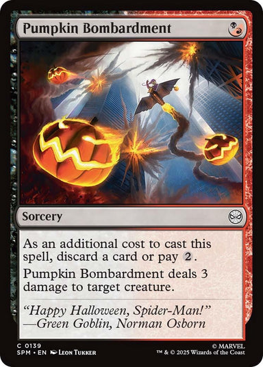 Image for Pumpkin Bombardment (139) (SPM) - Magic: The Gathering