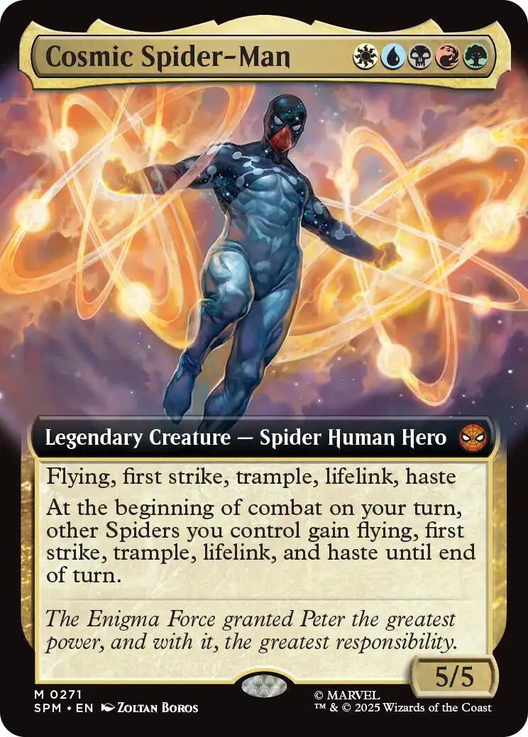 Image for Cosmic Spider-Man (Extended Art) (271) (SPM) - Magic: The Gathering