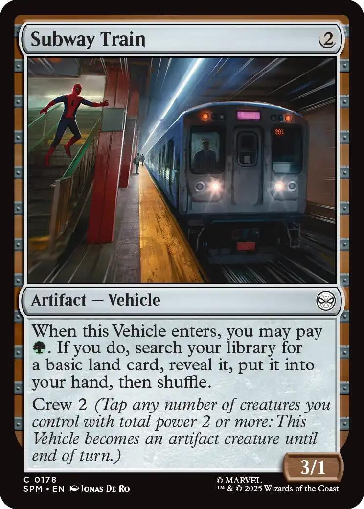 Image for Subway Train (178) (SPM) - Magic: The Gathering