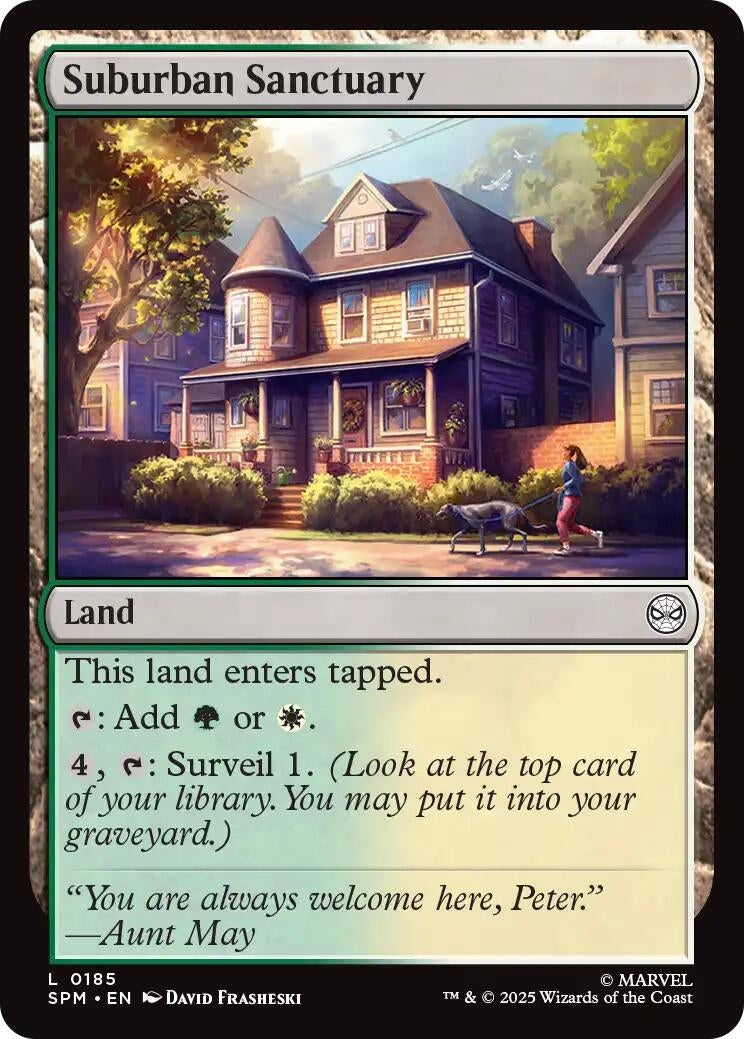 Image for Suburban Sanctuary (185) (SPM) - Magic: The Gathering