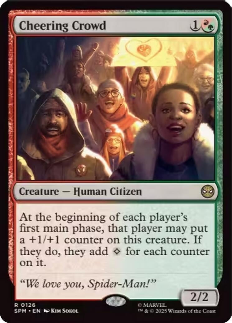 Image for Cheering Crowd (126) (SPM) - Magic: The Gathering