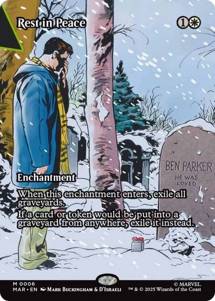 Image for Rest in Peace (Borderless) (6) (MAR) - Magic: The Gathering