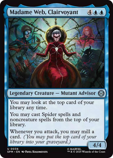 Image for Madame Web, Clairvoyant (36) (SPM) - Magic: The Gathering