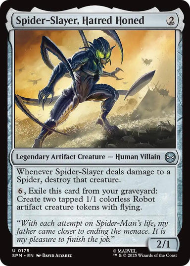 Image for Spider-Slayer, Hatred Honed (175) (SPM) - Magic: The Gathering