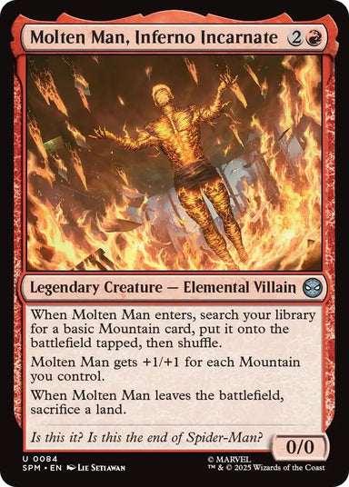 Image for Molten Man, Inferno Incarnate (84) (SPM) - Magic: The Gathering