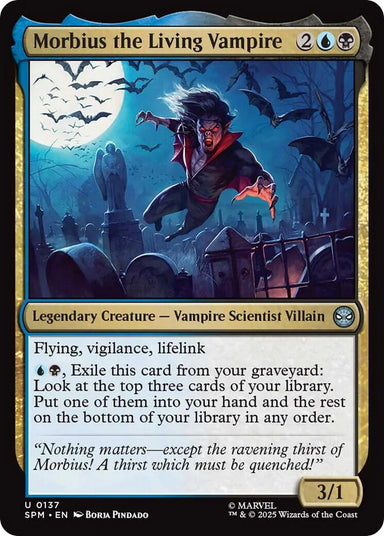 Image for Morbius the Living Vampire (137) (SPM) - Magic: The Gathering