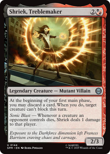 Image for Shriek, Treblemaker (144) (SPM) - Magic: The Gathering