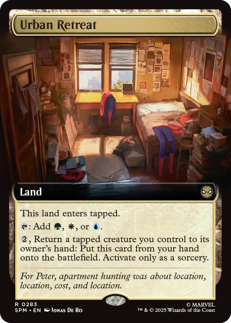 Image for Urban Retreat (Extended Art) (283) (SPM) - Magic: The Gathering