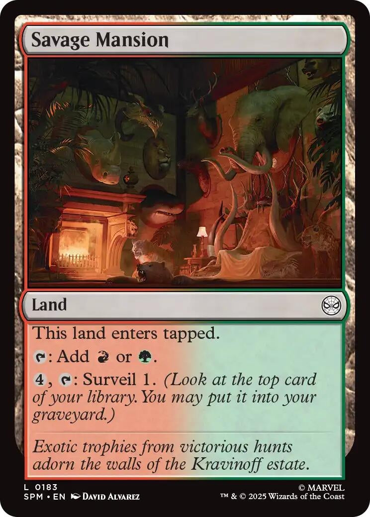 Image for Savage Mansion (183) (SPM) - Magic: The Gathering