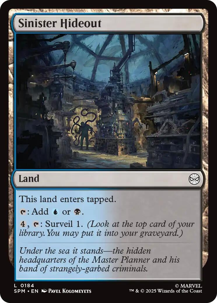 Image for Sinister Hideout (184) (SPM) - Magic: The Gathering