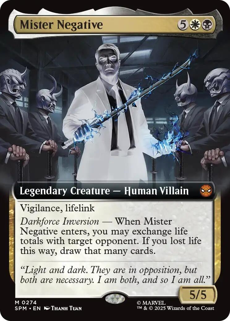 Image for Mister Negative (Extended Art) (274) (SPM) - Magic: The Gathering
