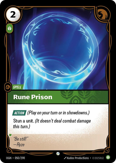 Image for Rune Prison (050/298) (Origins) - Riftbound: League of Legends Trading Card Game