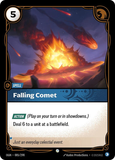 Image for Falling Comet (085/298) (Origins) - Riftbound: League of Legends Trading Card Game
