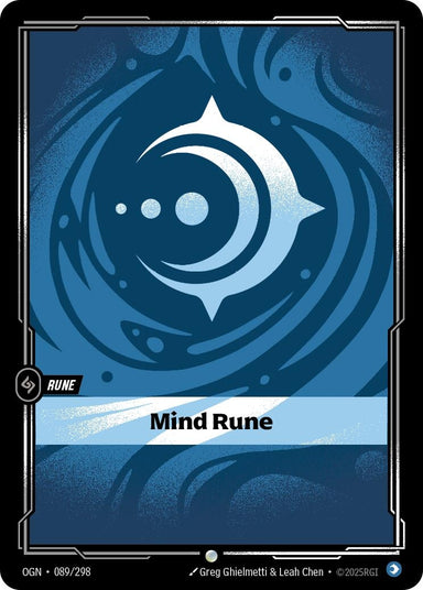 Image for Mind Rune (089/298) (Origins) - Riftbound: League of Legends Trading Card Game