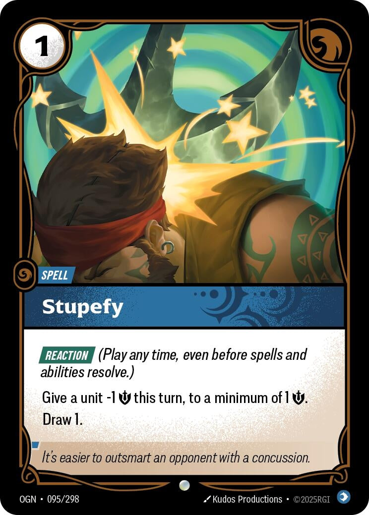 Image for Stupefy (095/298) (Origins) - Riftbound: League of Legends Trading Card Game