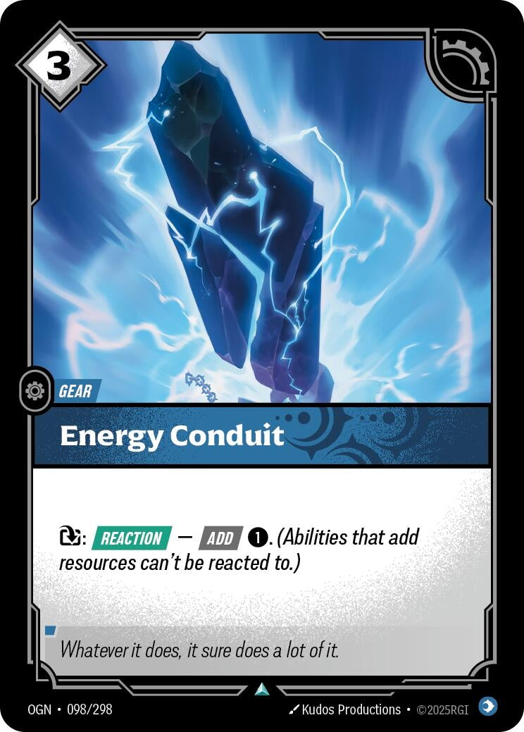 Image for Energy Conduit (098/298) (Origins) - Riftbound: League of Legends Trading Card Game