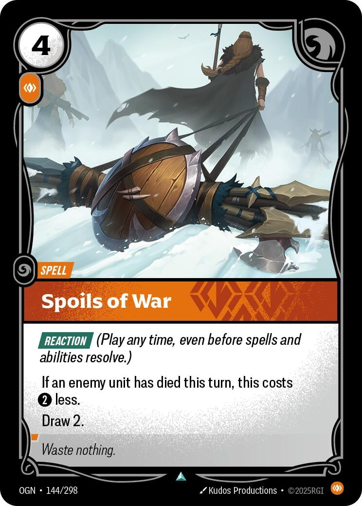 Image for Spoils of War (144/298) (Origins) - Riftbound: League of Legends Trading Card Game
