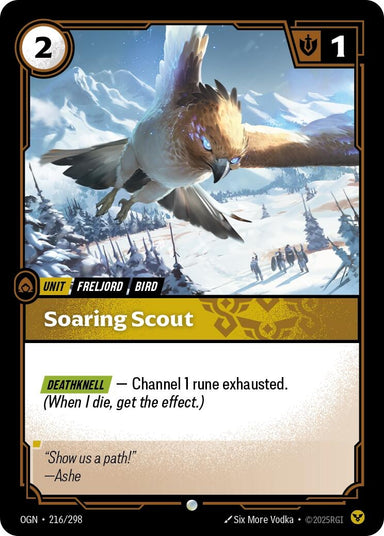 Image for Soaring Scout (216/298) (Origins) - Riftbound: League of Legends Trading Card Game