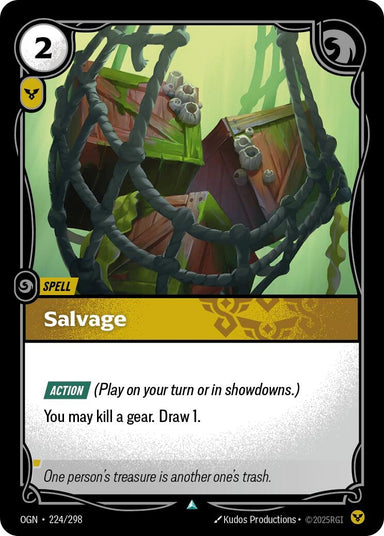 Image for Salvage (224/298) (Origins) - Riftbound: League of Legends Trading Card Game