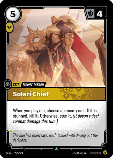 Image for Solari Chief (225/298) (Origins) - Riftbound: League of Legends Trading Card Game