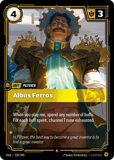 Image for Albus Ferros (230/298) (Origins) - Riftbound: League of Legends Trading Card Game