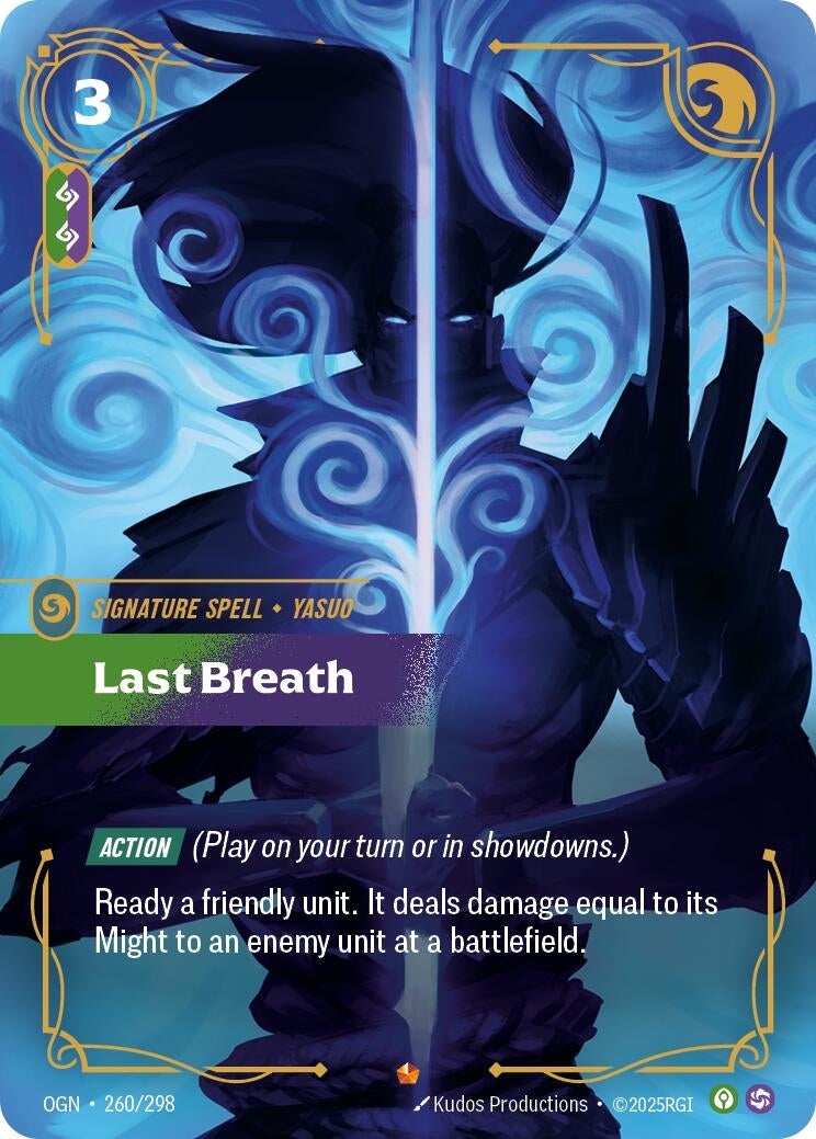 Image for Last Breath (260/298) (Origins) - Riftbound: League of Legends Trading Card Game