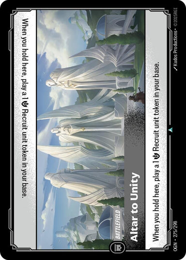 Image for Altar to Unity (275/298) (Origins) - Riftbound: League of Legends Trading Card Game