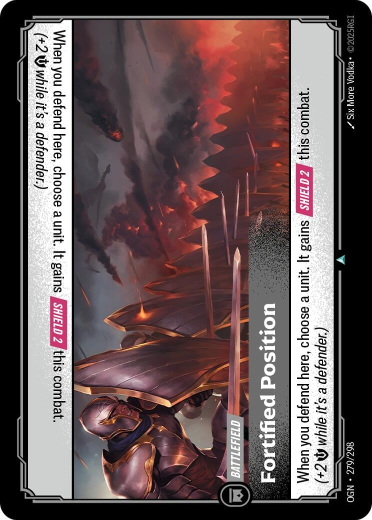 Image for Fortified Position (279/298) (Origins) - Riftbound: League of Legends Trading Card Game