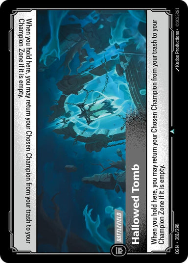 Image for Hallowed Tomb (281/298) (Origins) - Riftbound: League of Legends Trading Card Game