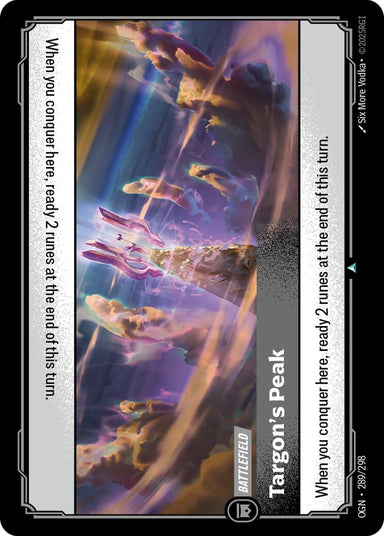 Image for Targon's Peak (289/298) (Origins) - Riftbound: League of Legends Trading Card Game