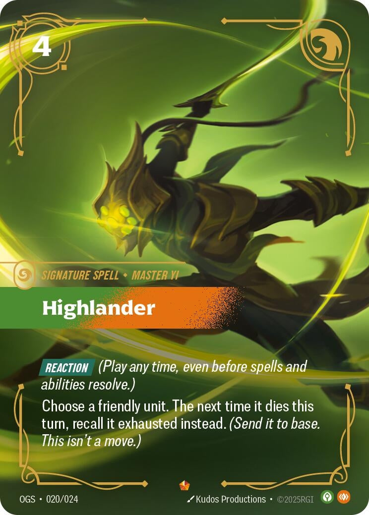 Image for Highlander (020/024) (Origins: Proving Grounds) - Riftbound: League of Legends Trading Card Game