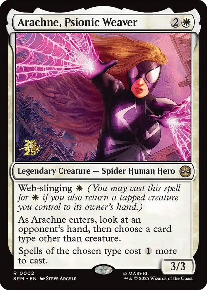 Image for Arachne, Psionic Weaver (2) (Prerelease Cards) - Magic: The Gathering