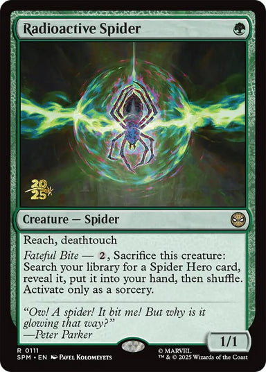 Image for Radioactive Spider (111) (PRE) - Magic: The Gathering