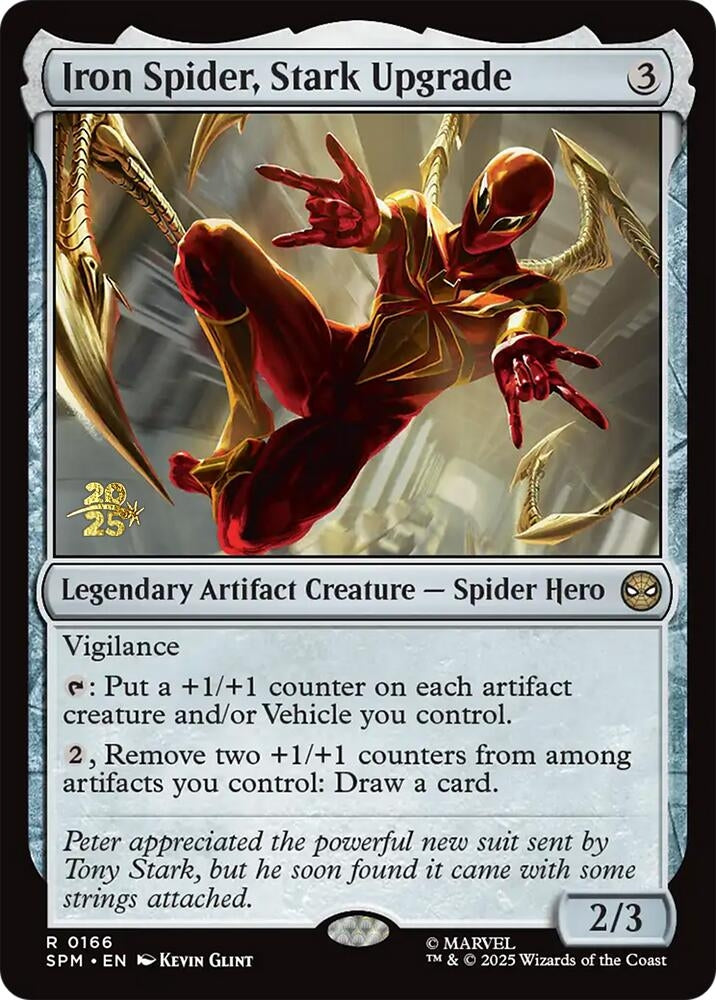 Image for Iron Spider, Stark Upgrade (166) (PRE) - Magic: The Gathering