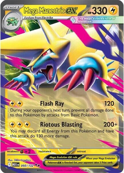 Image for Mega Manectric ex (050/132) (MEG) - Pokemon