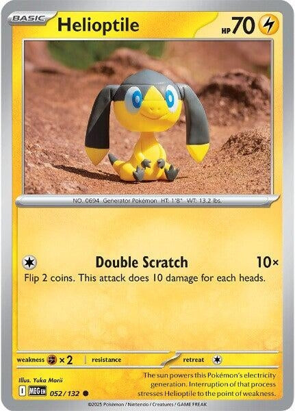 Image for Helioptile (052/132) (MEG) - Pokemon