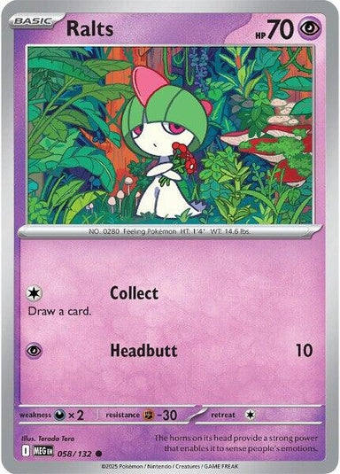 Image for Ralts (058/132) (MEG) - Pokemon