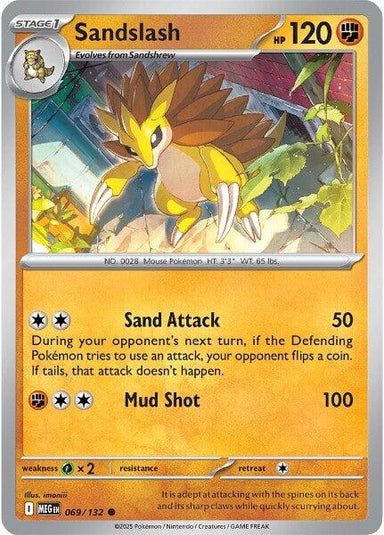 Image for Sandslash (069/132) (MEG) - Pokemon